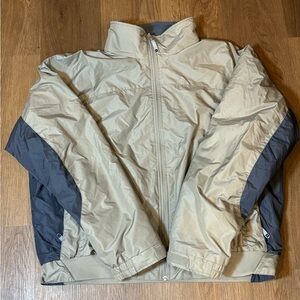 Pacific Trail Men’s XXL Jacket Beige Navy Blue Outdoor Coat Warm Hiking